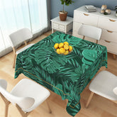 Lofaris Chic Greenery Tropical Monstera Rectangle Tablecloth